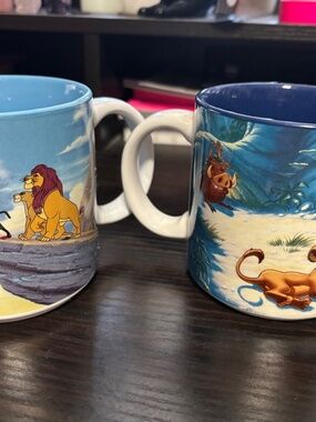 Lion King Coffee mugs x 2